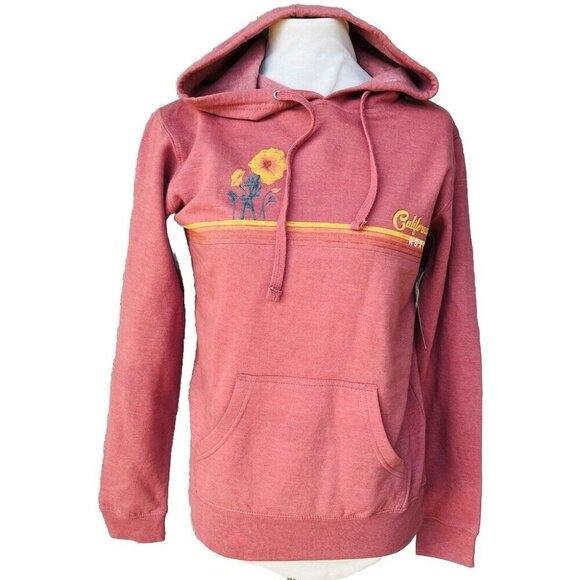 Roxy Cali Poppies California Casual Hoodie Size S ARJFT03720 MKM0 - Picture 10 of 10